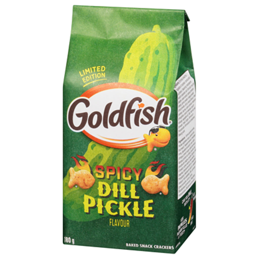 Goldfish Spicy Dill Pickle Crackers 180g CANADA (Case of 12)