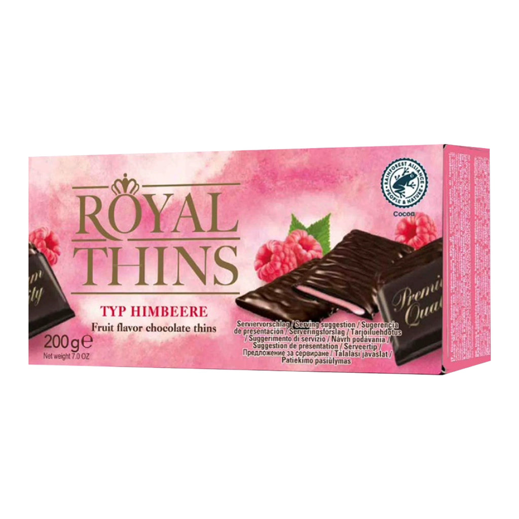 Royal Thins Raspberry Fruit Chocolate Thins – Exotic Snack Guys
