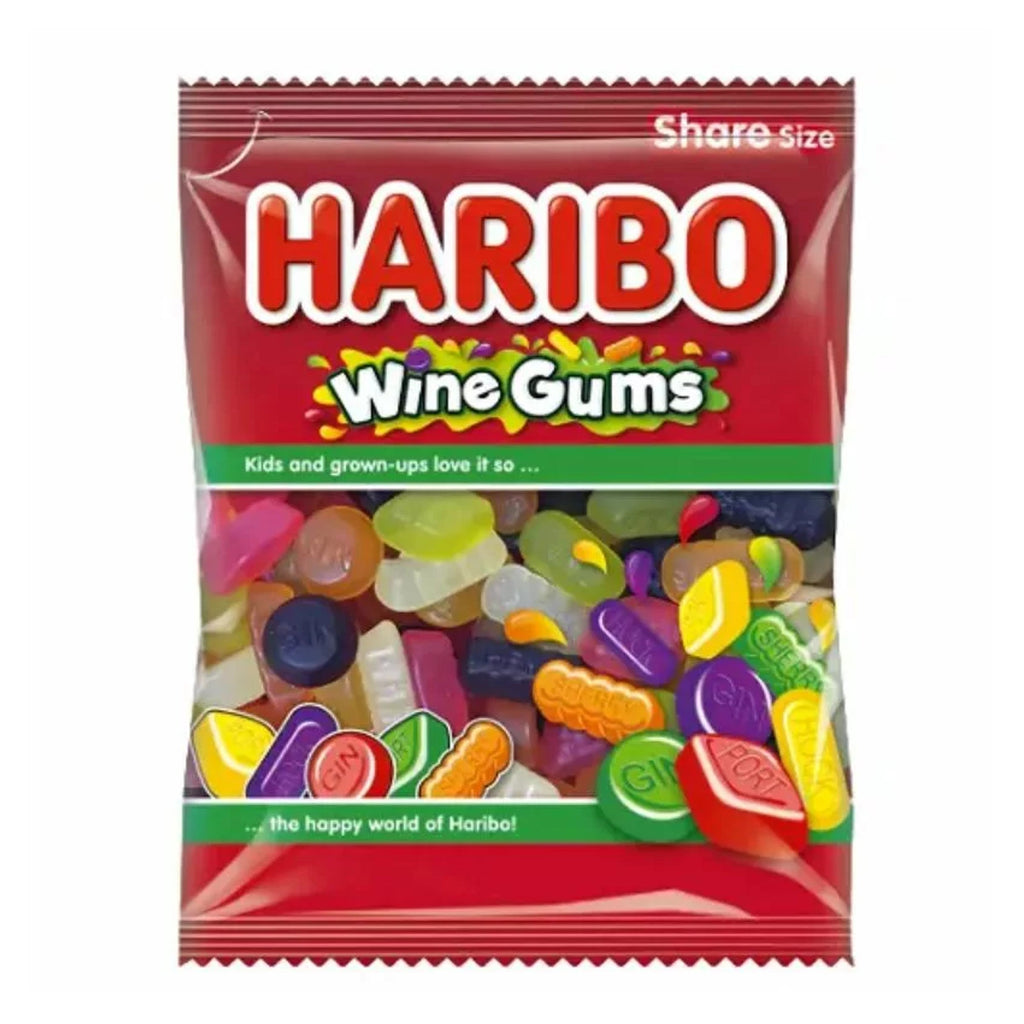 Haribo Wine Gums 154g UNITED KINGDOM (Case of 12)