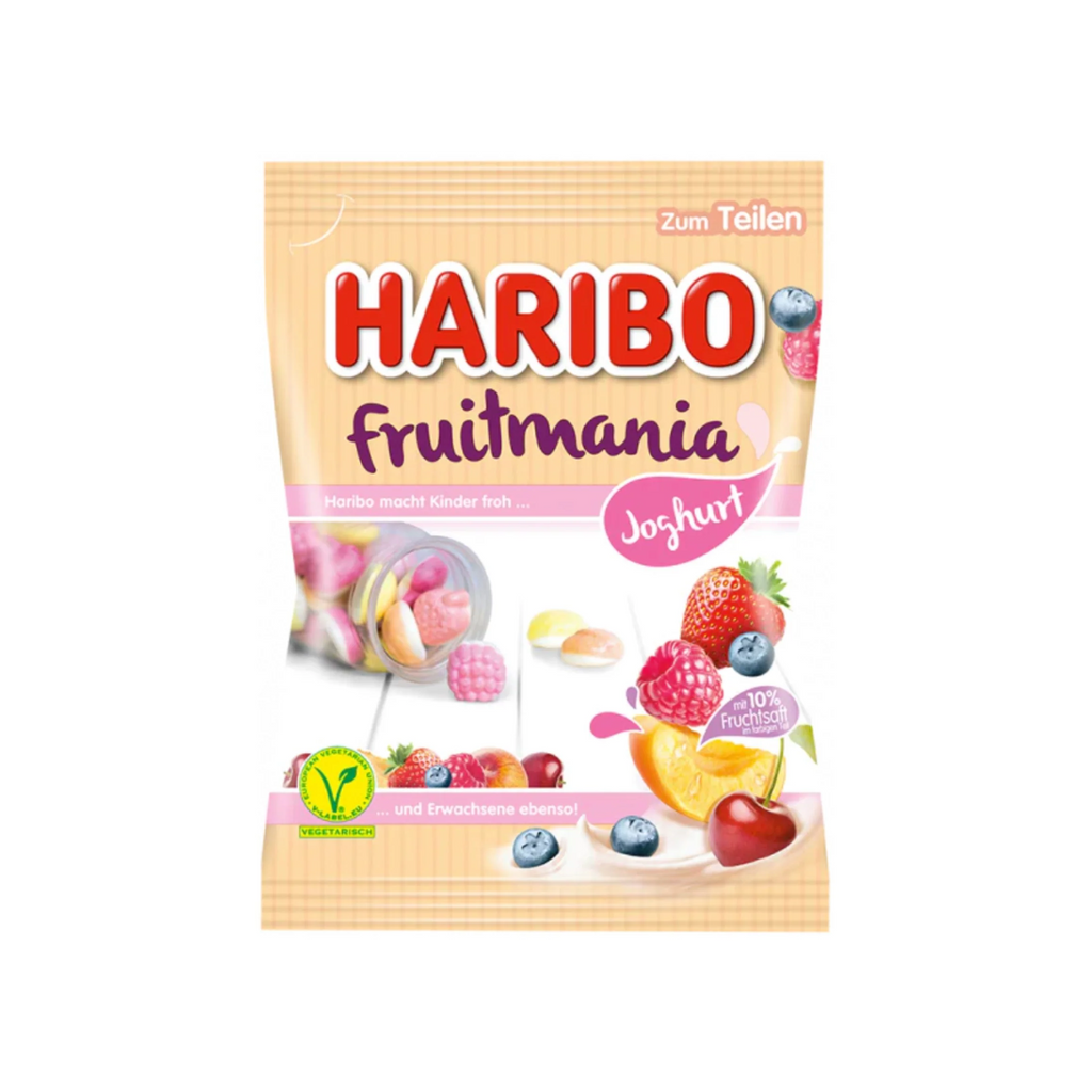 Haribo Fruitmania Yogurt 175g- Germany (Case of 12)