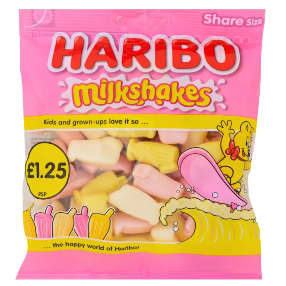 Haribo Milkshake 160g - UK (Case of 12)
