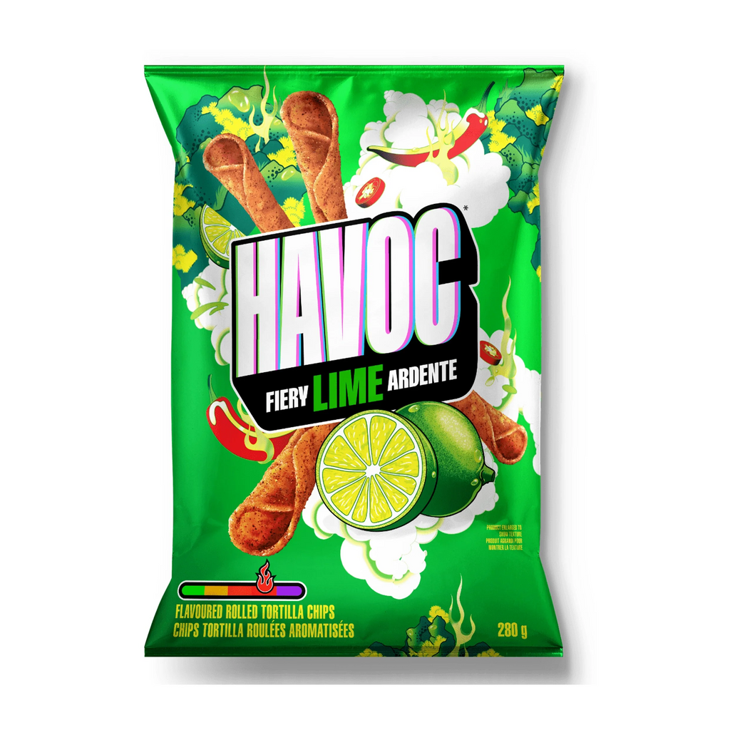 Frito Lay	Havoc Fiery Lime 90g Canada (Case of 12)