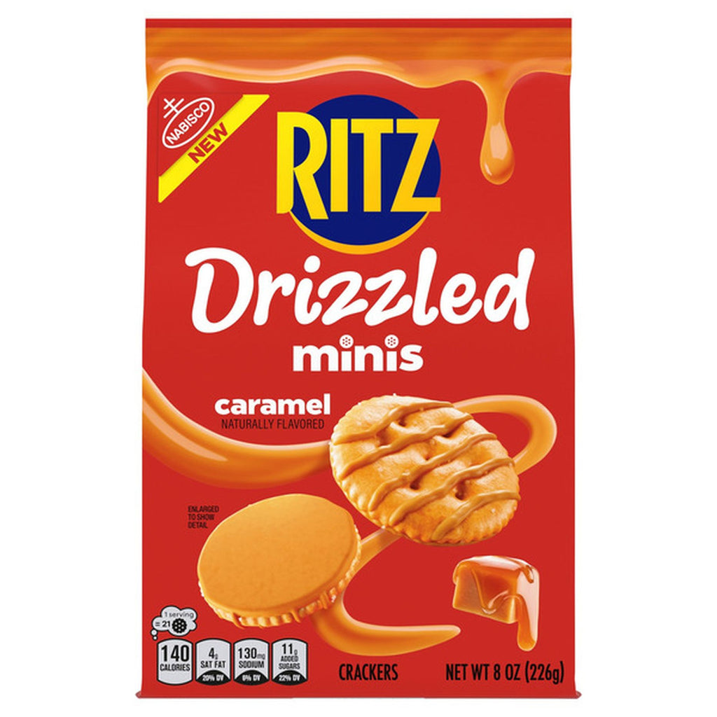 Ritz Drizzle Minis - Caramel Covered Crackers – Exotic Snack Guys
