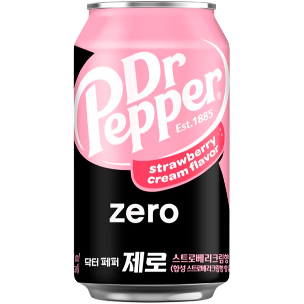 Dr Pepper Zero Strawberry Cream Flavor