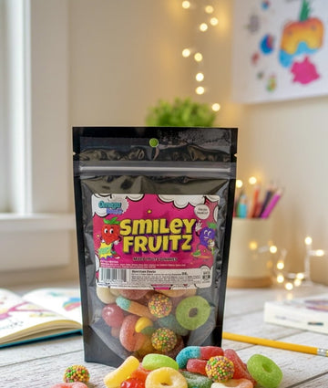 Omega Candies Smiley Fruitz Juicy Mixed Fruits Gummies – Exotic Snack Guys