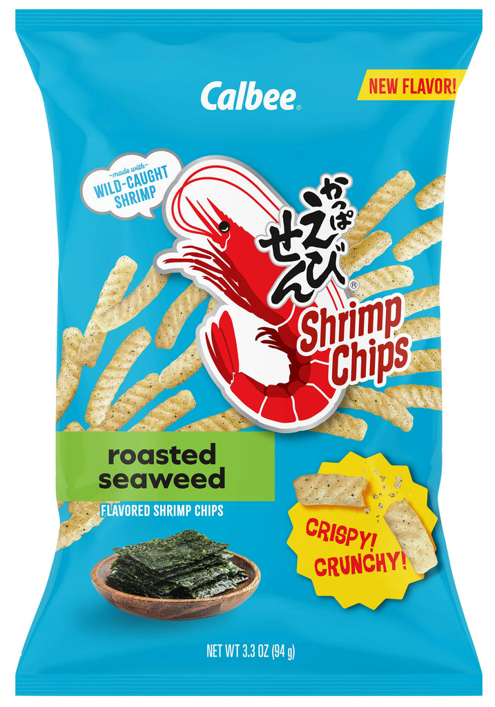 Calbee Shrimp Chips Roasted Seaweed Flavor