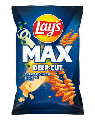 Lay's Max Deep-Cut Extreme Cheese & Onion Chips