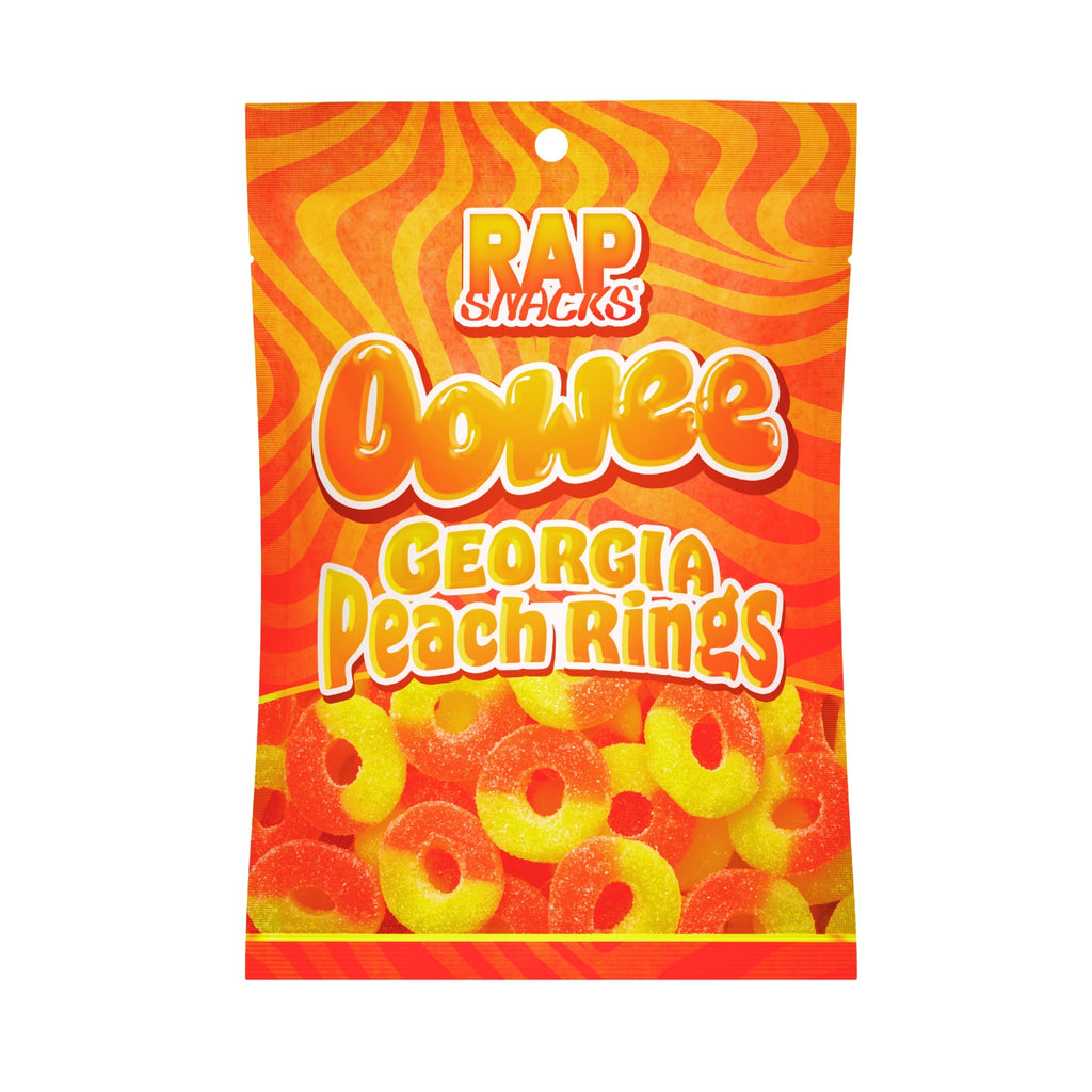 Rap Snacks Oowee Georgia Peach Rings Gummy Candy – Exotic Snack Guys
