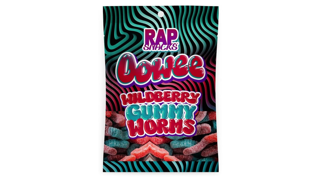 Rap Snacks Oowee Wildberry Gummy Worms – Exotic Snack Guys