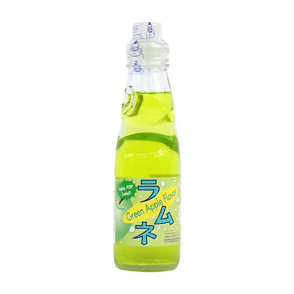Fuji Soda Ramune Green Apple Flavor