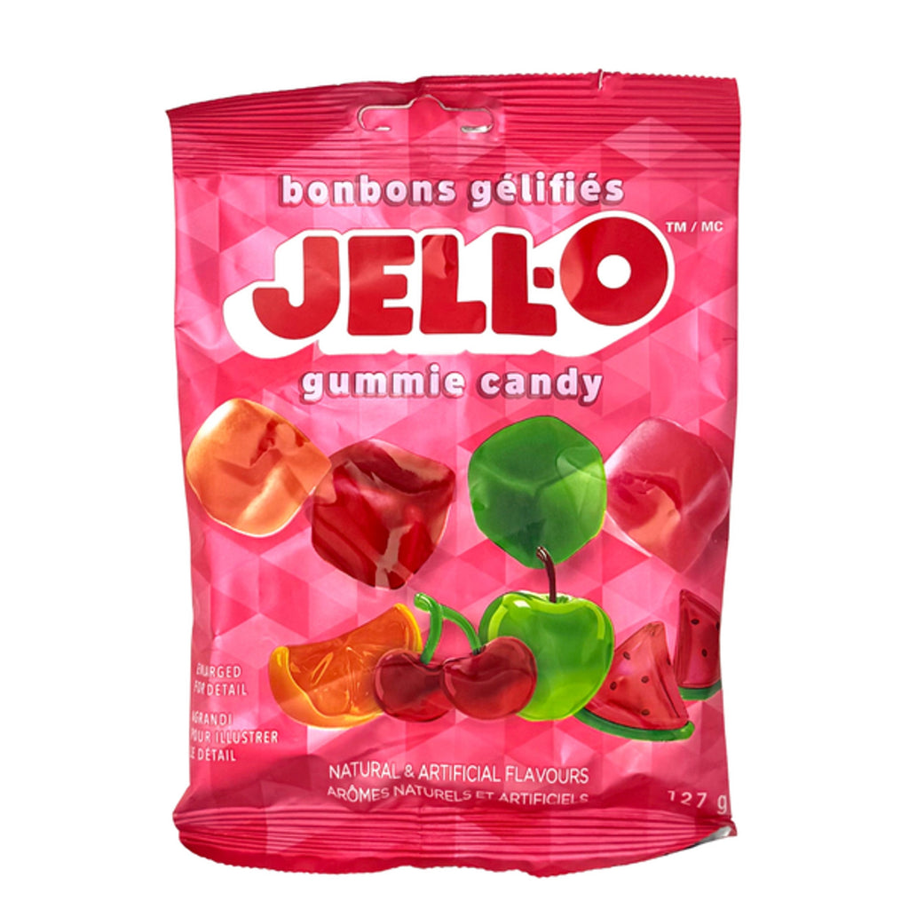 Jell-O gummie candy 127g CANADA (Case of 12)