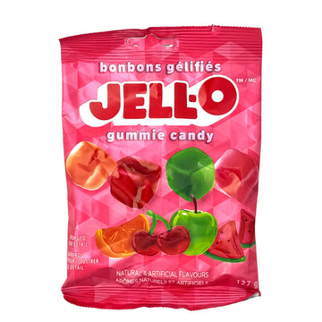 Jell-O gummie candy 127g CANADA (Case of 12)