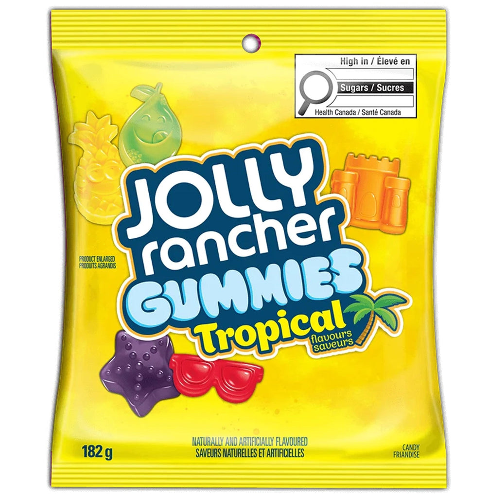 Jolly Rancher gummies tropical 182g CANADA (Case of 12)