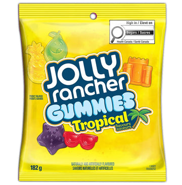 Long Jolly Ranger Jolly Rancher gummies tropical 182g CANADA (Case of 12) – Exotic Snack Guys