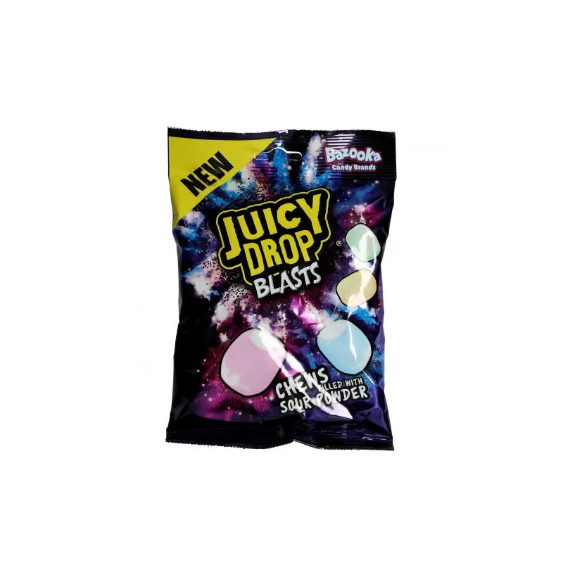 Bazooka Juicy Drop Blasts Gooey 120g - UK (Case of 12)