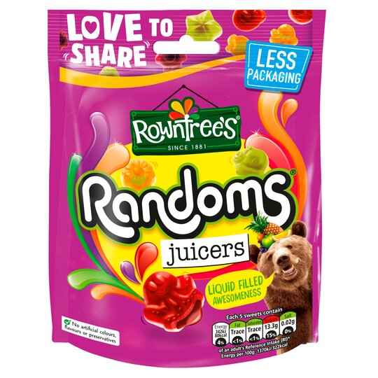 Rowntrees Randoms Juicers Candy - 140g