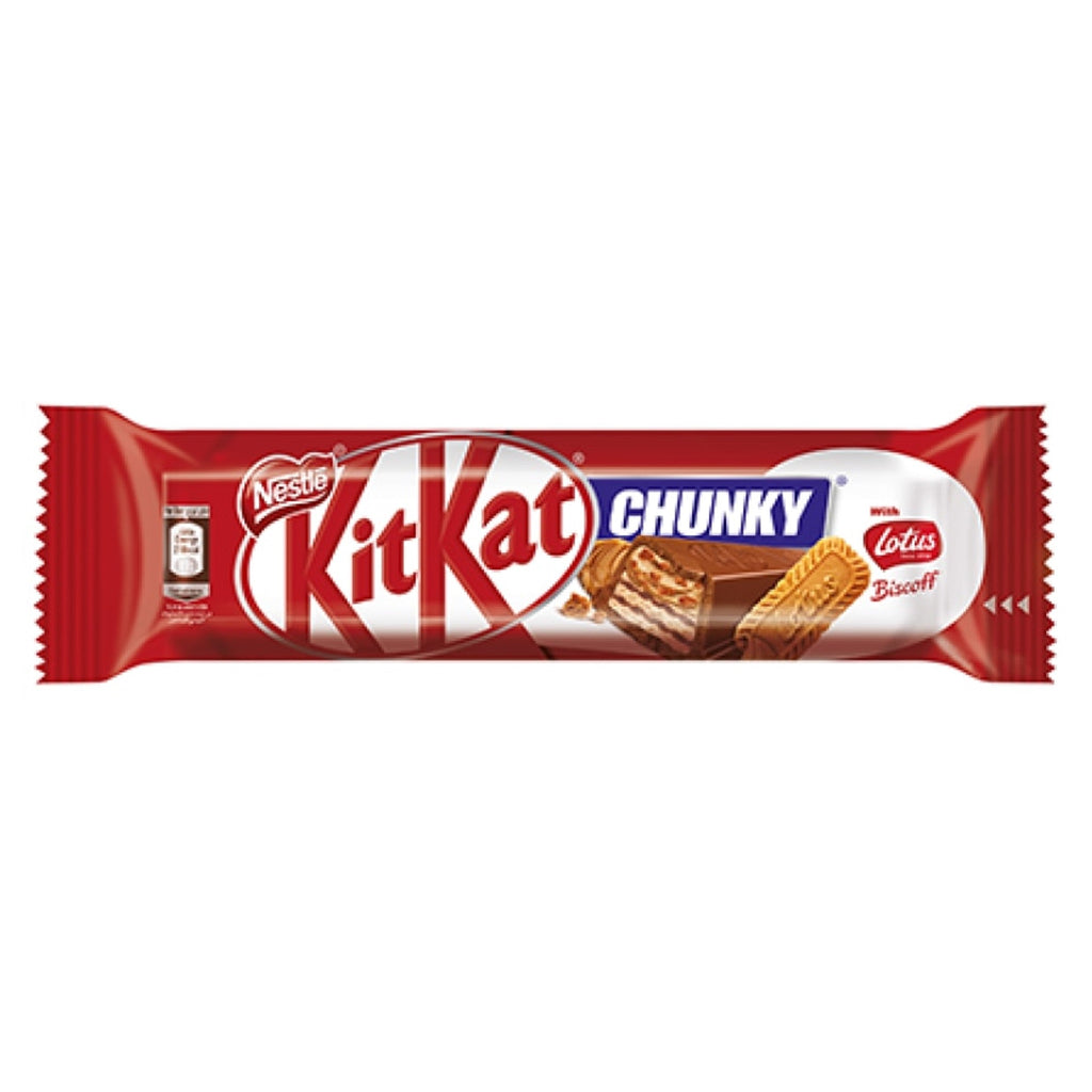 Kit Kat Chunky Biscoff chocolate bar 42g Box of 24 CANADA