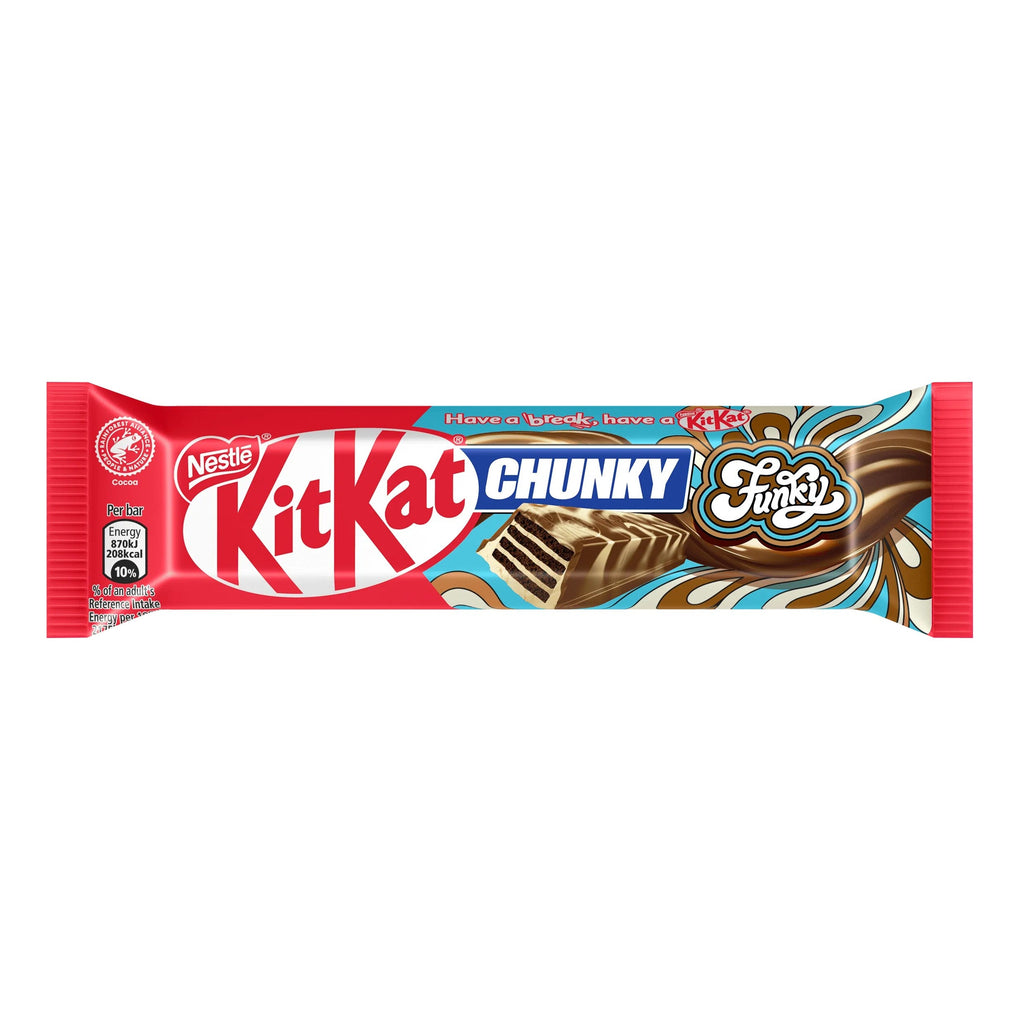 Kit Kat Chunky Funky chocolate bar 40g Box of 24 UNITED KINGDOM