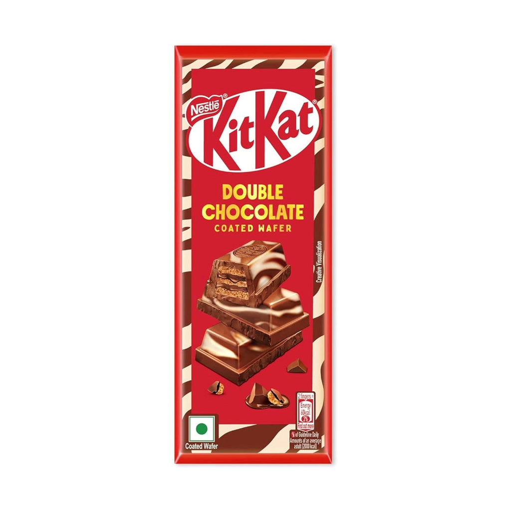 Kit kat Double chocolate coated Wafer Chocolate bar 64g Box of 12 INDIA