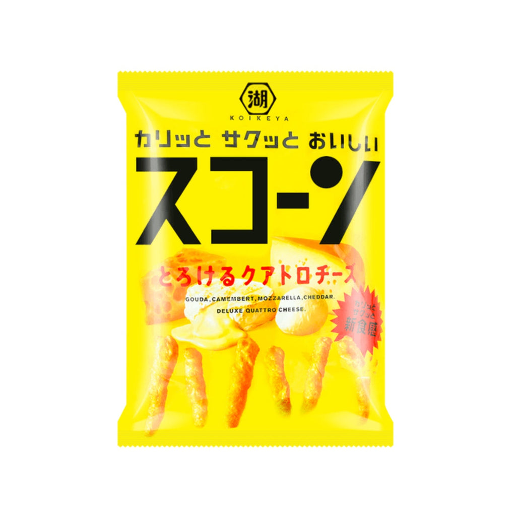 Koikeya Corn Puff Quattro  Cheese - 73g