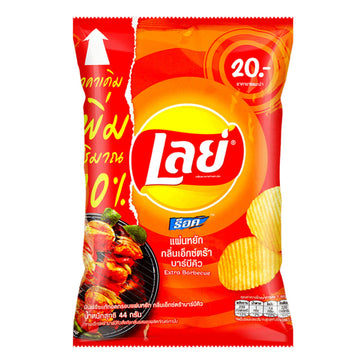 Lays Extra Barbecue potato chips 44g THAILAND (Case of 12)