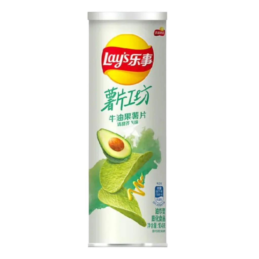 Lays Stax Avocado Mustard 104g - CHINA (Case of 12)