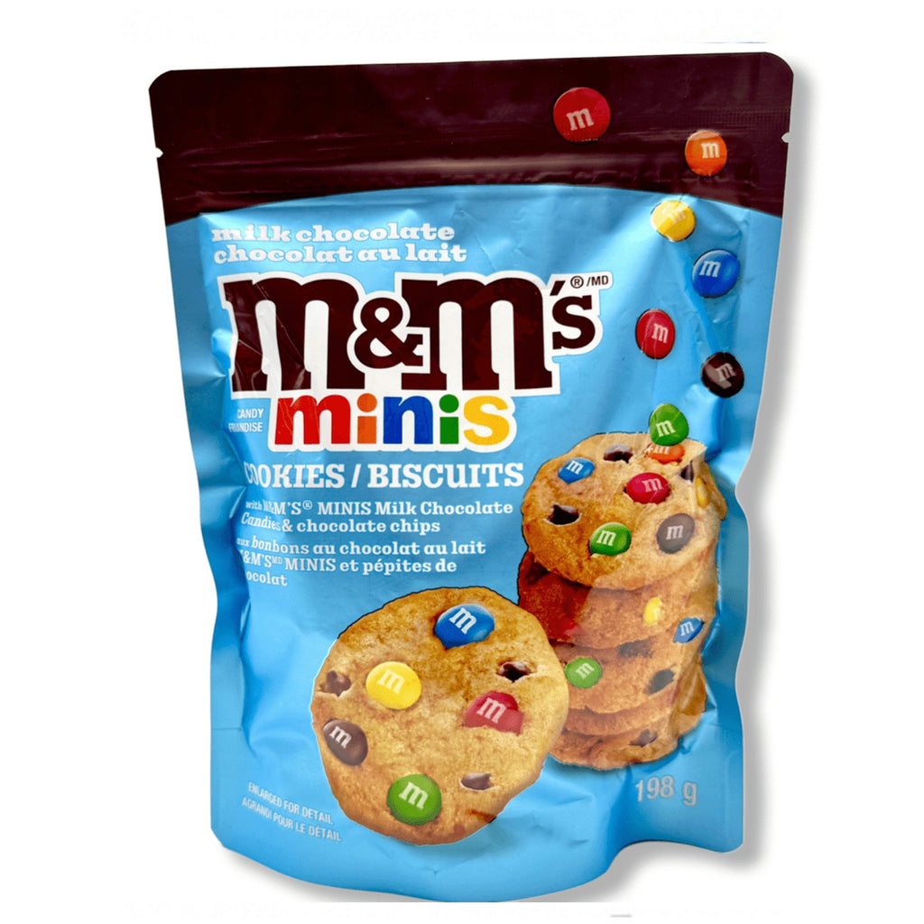 M&M's Minis Milk Chocolate Cookies 198g CANADA (Case of 12)