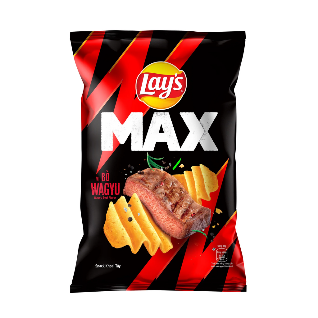 Lays Max Wagu 76g- Vietnam (Case of 12)