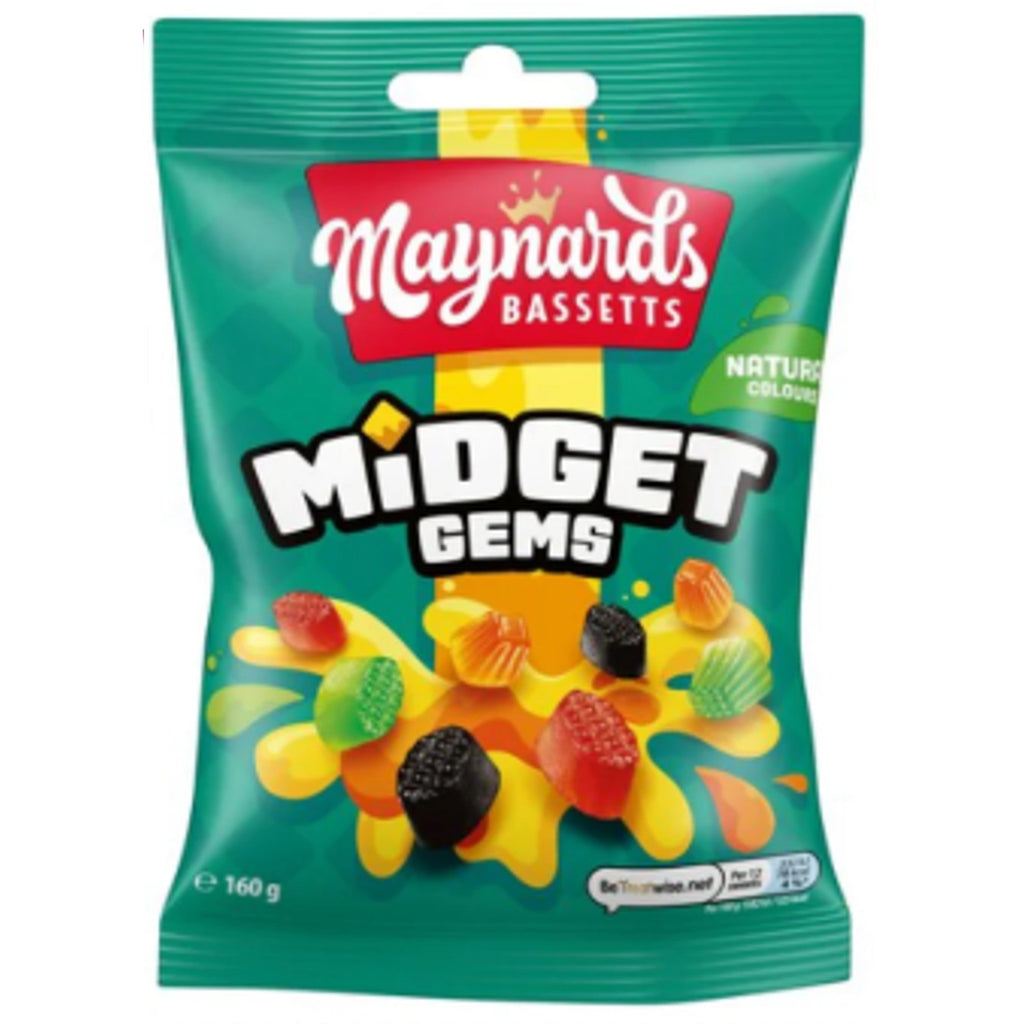 Maynards Mini gems 130g UNITED KINGDOM (Case of 12)