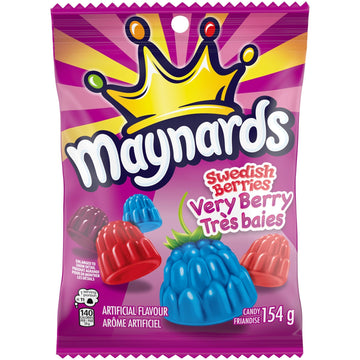 Maynards Swedish berries very berry 154g CANADA (Case of 12)