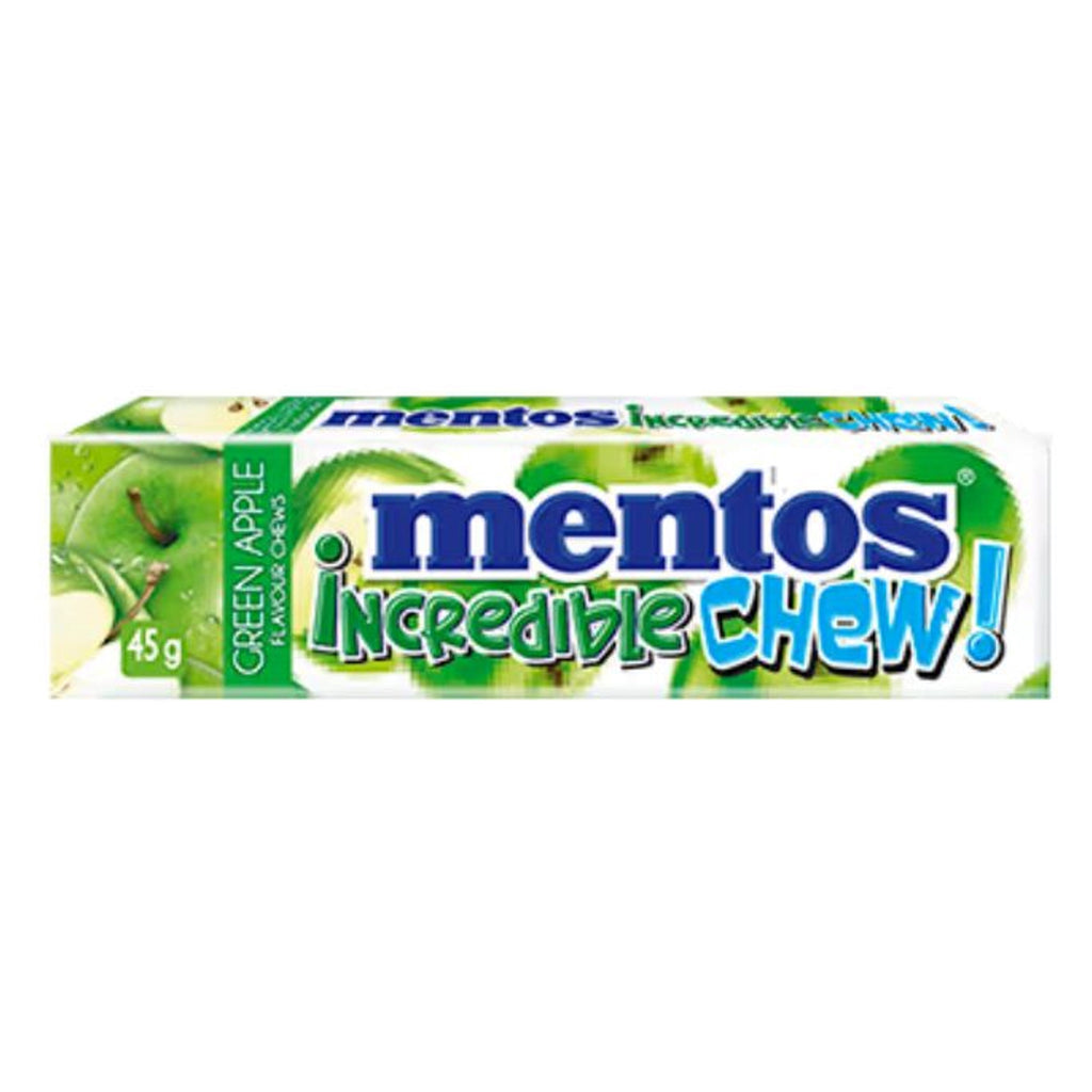 Mentos Incredible Chew Green apple 45g Box of 20 VIETNAM