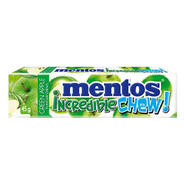 Mentos Incredible Chew Green apple 45g Box of 20 VIETNAM