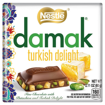 Nestle Damak Lokum Milk Chocolate with Pistachio