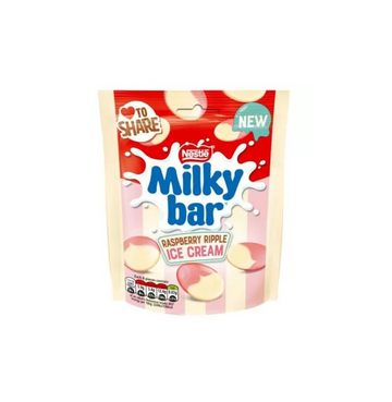 Nestle Milkybar Raspberry Ripple Ice Cream 86g -UK (Case of 12)