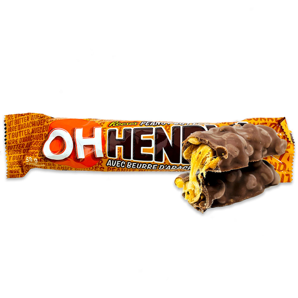 Hersheys Oh Henry Reese 58g Bar Wholesale - Case of 24