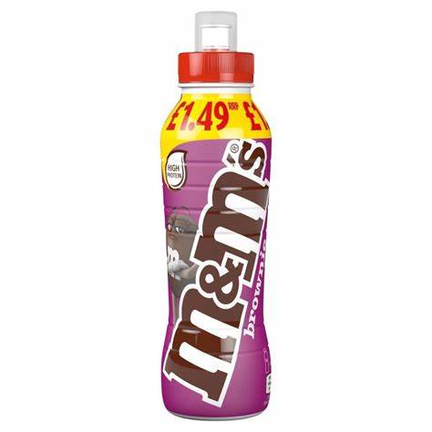 Mars m&m Brownie Milkshake 350ml  Wholesale - Case of 8