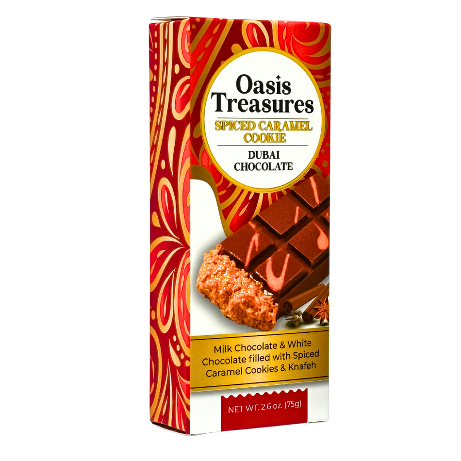 Oasis Treasures Spiced Caramel Cookie – Exotic Snack Guys