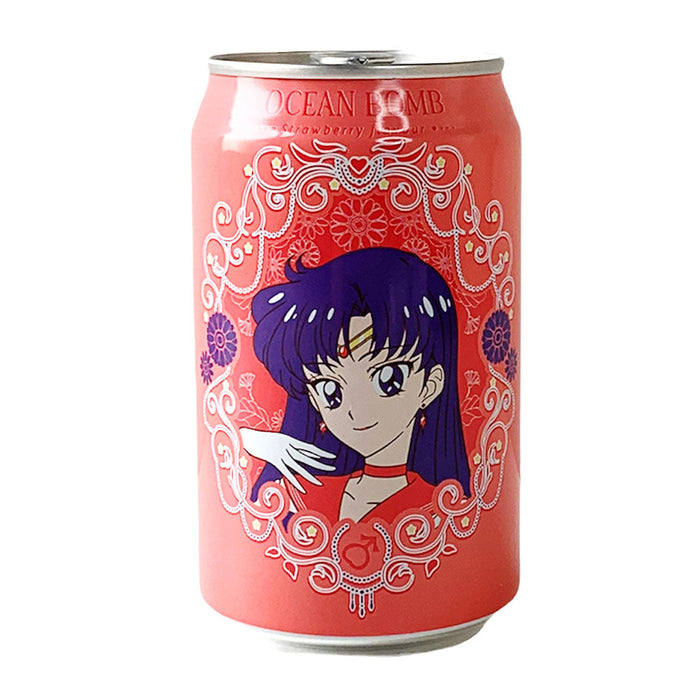 Ocean Bomb Sailor Moon Strawberry 330ml Can Wholesale - Case of 24