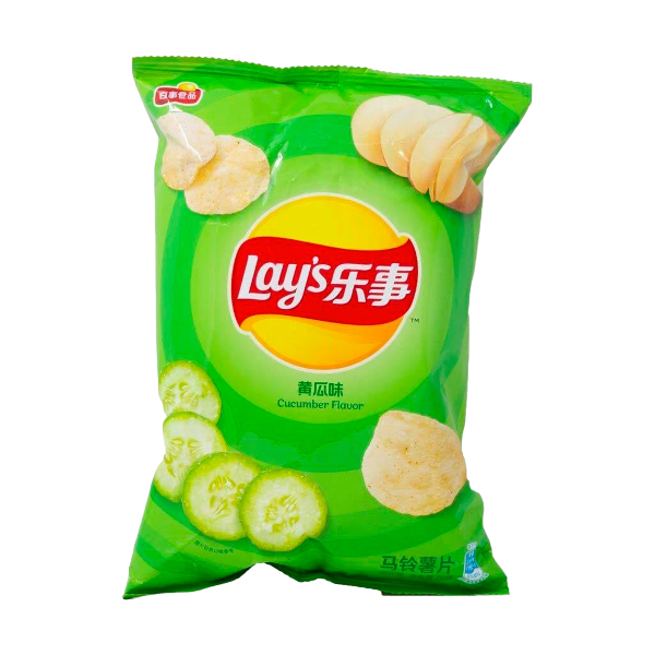 Lays Cucumber 70g Bag Wholesale - Case of 22