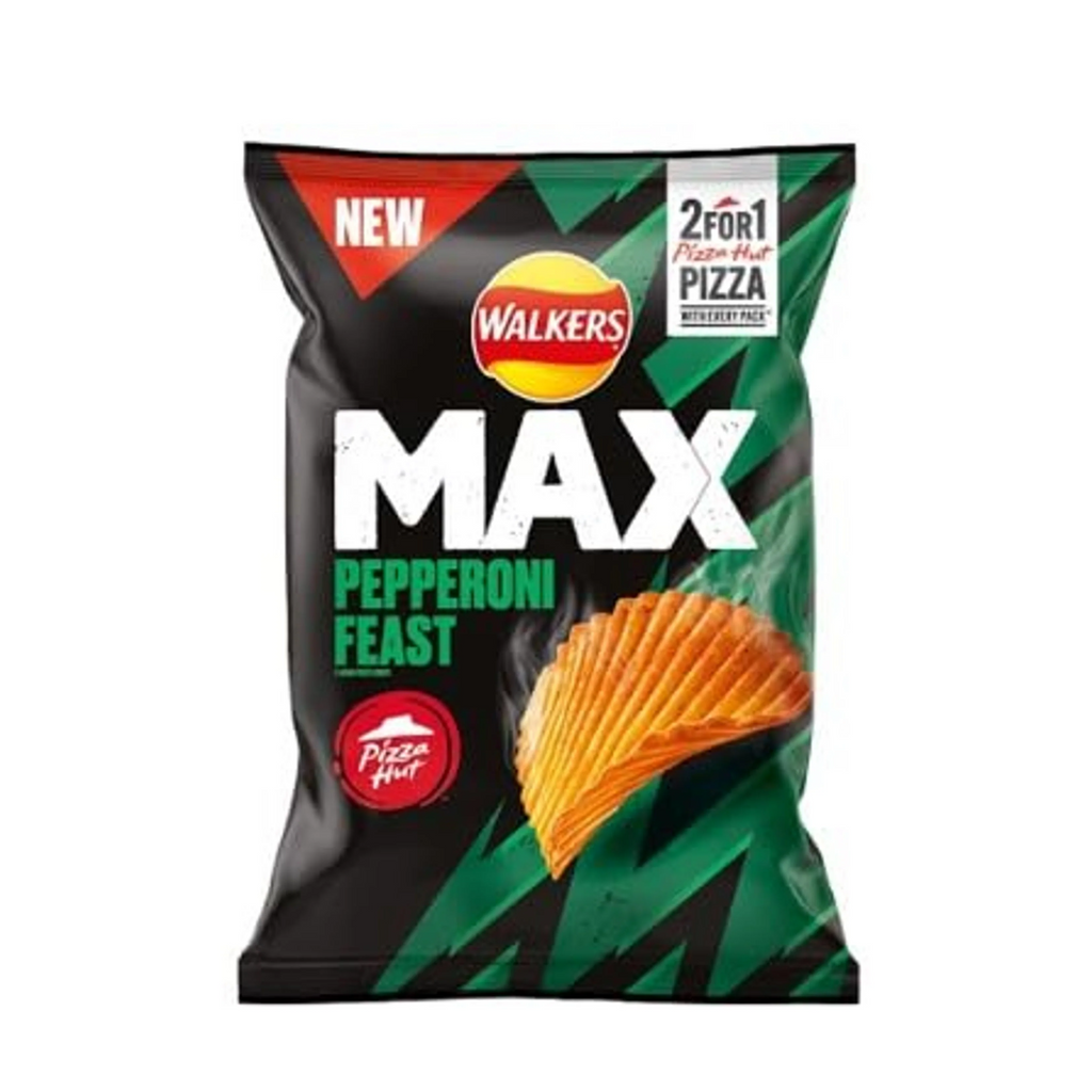 Walkers/Lays	 Pizza Hut Pepperoni Feast 70g - UK (Case of 12)