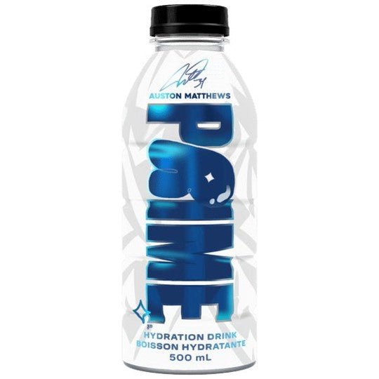 Prime Hydration Auston Matthews White Version 500ml bottles Case of 12 CANADA