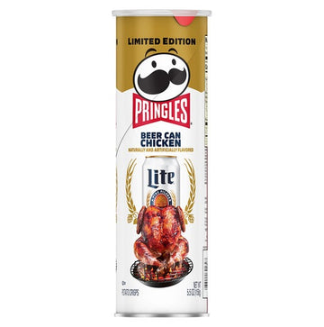 Pringles Beer Can Chicken potato chips 158g USA (Case of 12)