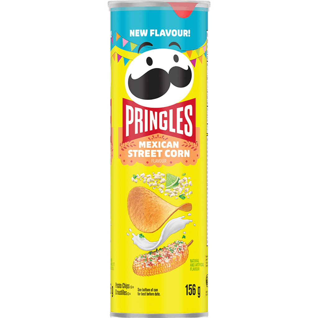 Pringles Mexican Street corn potato chips 156g CANADA (Case of 12)