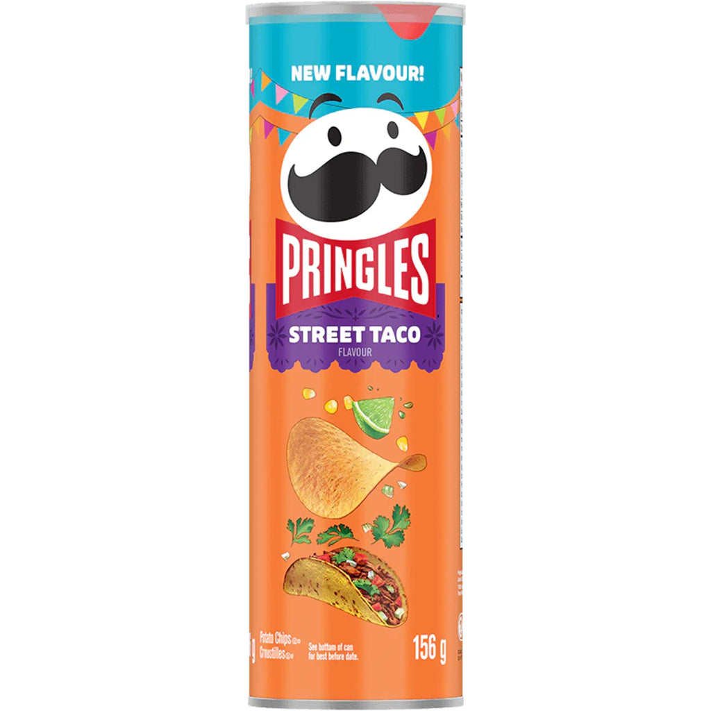 Pringles Street Taco potato chips 156g CANADA (Case of 12)