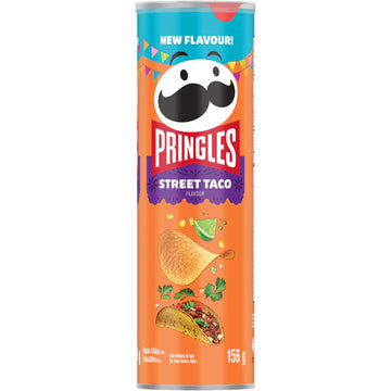 Pringles Street Taco potato chips 156g CANADA (Case of 12)