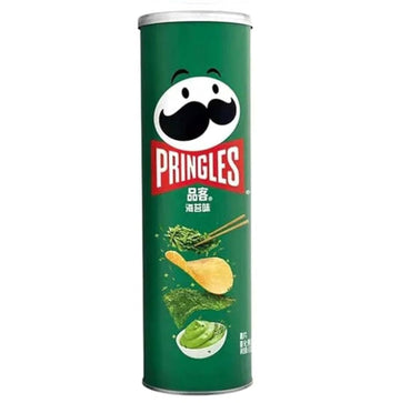 Pringles Seaweed Wasabi potato Chips 110g CHINA (Case of 12)