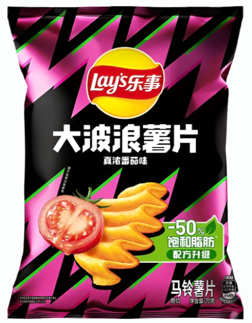 Lays Pure Tomato	70g - CHINA (Case of 12)