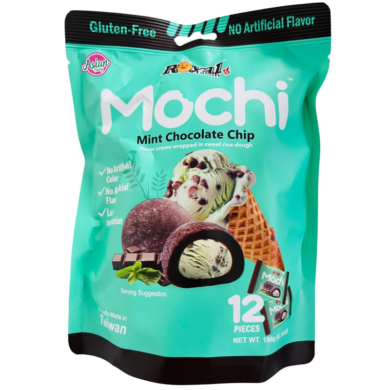 Royal Family Mint Mochi Chocolate Chip – Exotic Snack Guys