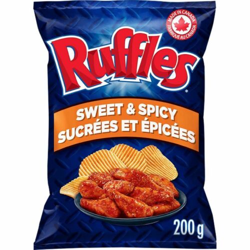 Ruffles Sweet & Spicy wing	 - 200g Canada (Case of 12)