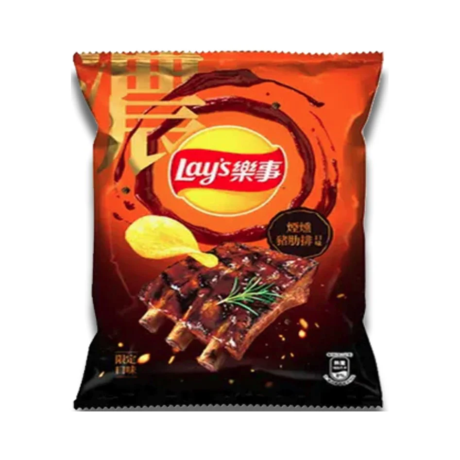Lays  Smokey Rib	 34g - TAIWAN (Case of 12)